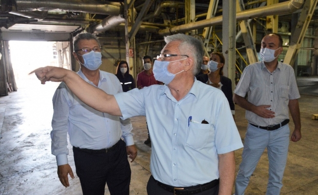 Başkan Akay, Kayseri Şeker’in üretim aşamalarını inceledi