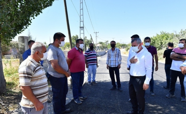 Başkan Çınar,  yol yenileme çalışmalarını inceledi