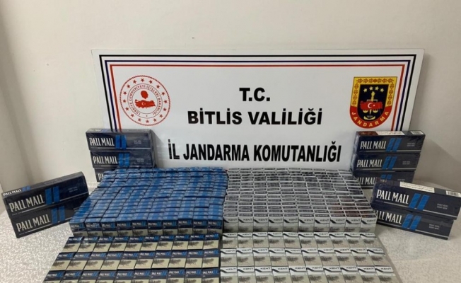 Bitlis’te 865 paket kaçak sigara ele geçirildi