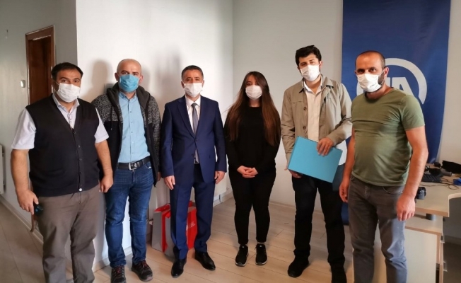Cumhurbaşkanlığı İletişim Başkanlığı Erzincan Bölge Müdürü Yahya Tekin, Bayburt’ta basın kuruluşlarını ziyaret etti