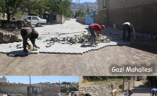 Develi’de Gazi - Zile ve Soysallı Mahallelerinde parke seferberliği