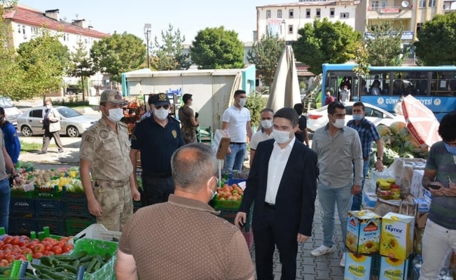 Güroymak’ta korona virüs tedbirleri denetimi