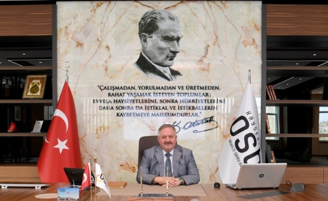 Kayseri OSB Yönetim Kurulu Başkanı Tahir Nursaçan, "Şehit ve gazilerimizin aileleri en kutsal emanetimizdir"
