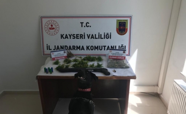 Kayseri’de 100 gram kubar esrar ele geçirildi