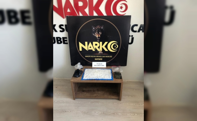 Kayseri’de 770 gram metamfetamin ele geçirildi