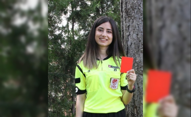 Kayseri’nin tek klasmanda bayan hakemi