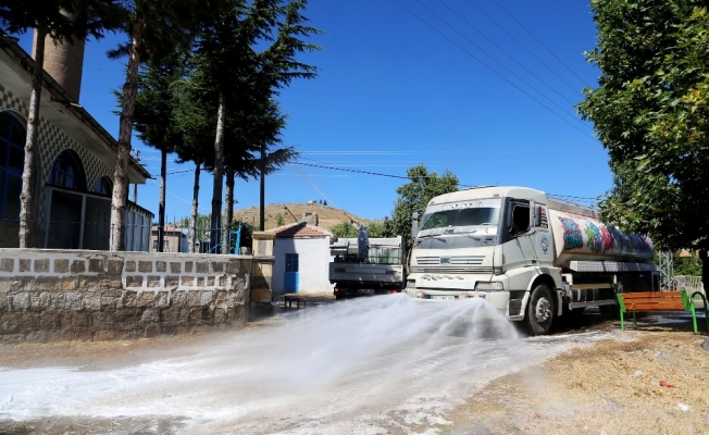 Kırsal mahallelerde genel temizlik çalışması