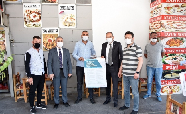 KTO Başkanı Gülsoy’dan Hunat Çarşısı’nda korona virüs denetimi