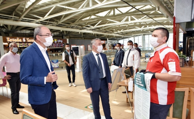 KTO ile Tarım Orman Müdürlüğü’nden AVM’de Covd-19 denetimi