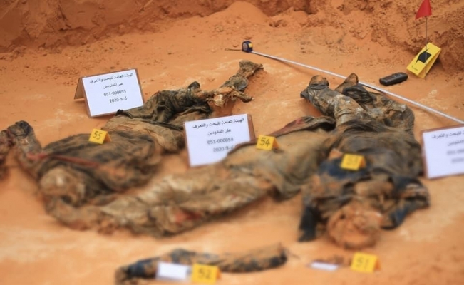 Libya’da Hafter’den kurtarılan Terhune’de ikinci toplu mezar bulundu