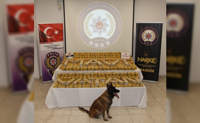 Mardin’de 420 kilogram eroin ele geçirildi