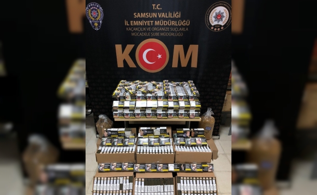 Samsun’da tütün evine kaçak tütün operasyonu: 3 gözaltı