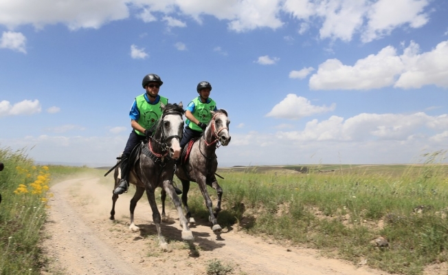 Talas’ta dayanıklılık yarışmaları