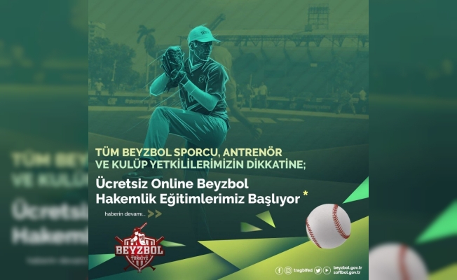 Ücretsiz Softbol-Beyzbol hakem eğitimleri devam ediyor