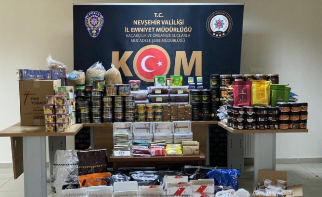 Ürgüp’te kaçak sigara operasyonu