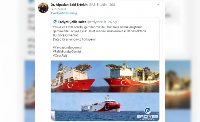 Yavuz, Fatih ve Oruç Reis gemilerinde Erciyes Çelik Halatları Kullanılıyor