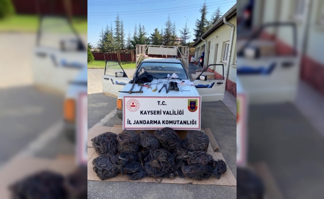 800 metrelik haberleşme kablosunu çalan bir kişi yakalandı