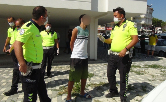 Alanya'dan çaldığı otomobille Manavgat'ta kaza yapan genç alkollü çıktı