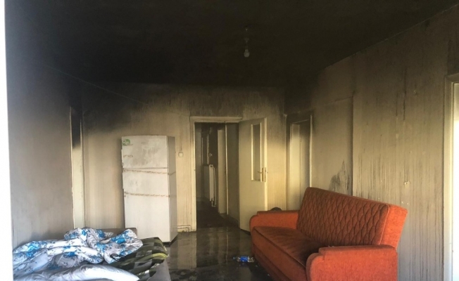 Apartmandaki yangın bina sakinlerini korkuttu