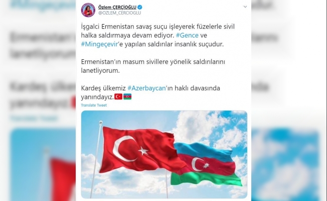 Başkan Çerçioğlu, Ermenistan’ı kınadı