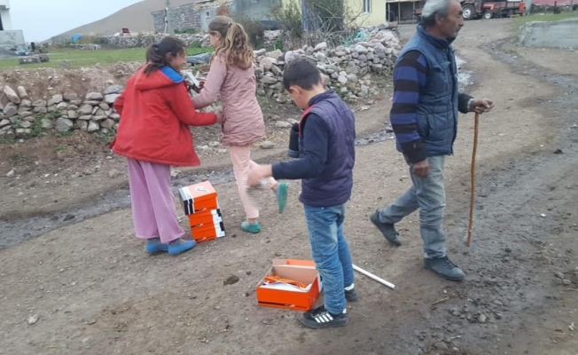 Çocukların yüzünde tebessüm oldu