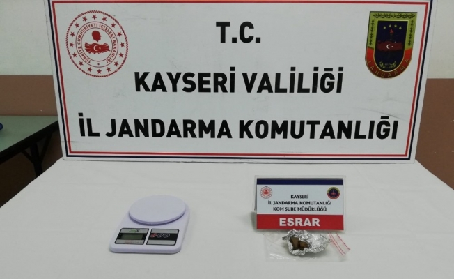 Develi’de uyuşturucu operasyonu