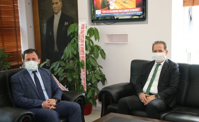 Ekinci’den, Gençlik ve Spor İl Müdürü Kabakcı’ya ziyaret