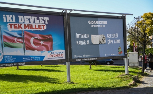 Gıdanı Koru Sofrana Sahip Çık Afişleri Kayseri’de Dikkat Çekti