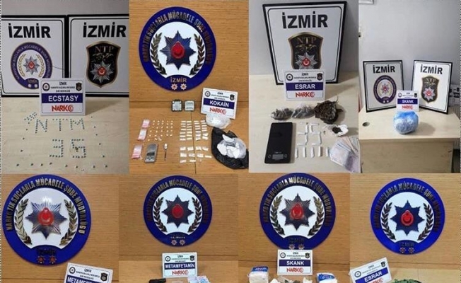 İzmir’de zehir tacirlerine ardı ardına baskınlar: 13 kişi tutuklandı