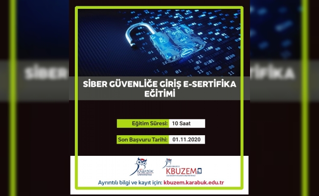 KBÜ’den ‘Siber Güvenliğe Giriş Eğitimi’ verilecek