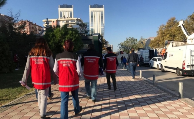 Muğla’dan psikolojik destek ekipleri İzmir’e gönderildi