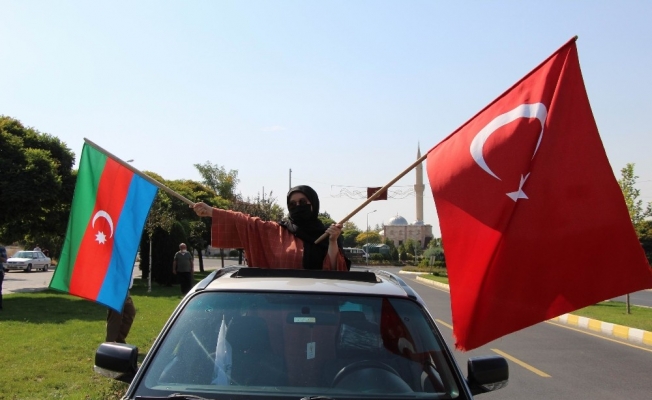 Nevşehir’de Azerbaycan’a destek konvoyu düzenlendi