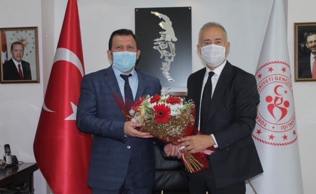 Soykarcı’dan, Gençlik ve Spor İl Müdürü Kabakcı’ya ziyaret