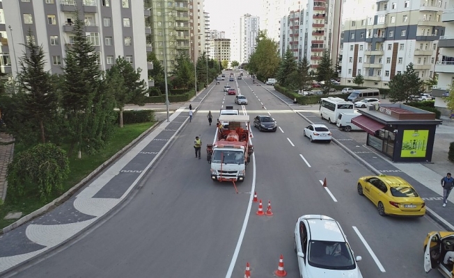 Talas’ın yollarına güven ve konfor çizgileri