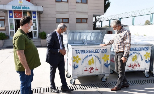 Tarsus Belediyesi, bin adet çöp konteyneri aldı