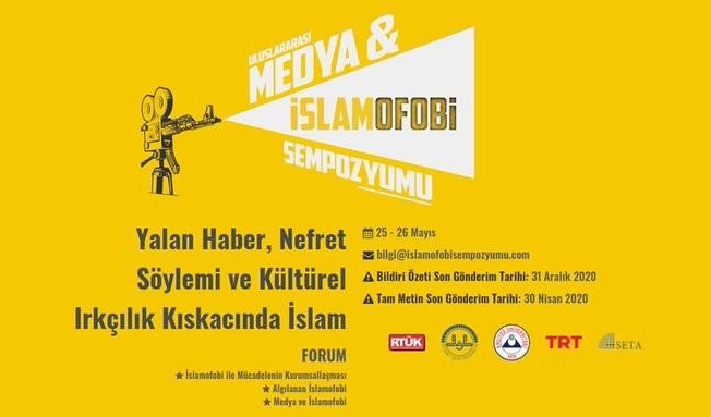 Uluslararası Medya ve İslamofobi Sempozyomu için akademik bildiri çağrısına çıkıldı
