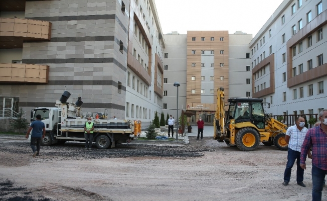 Vergi Dairesi Başkanlığı’nın çevre düzenlemesini Büyükşehir Belediyesi yaptı
