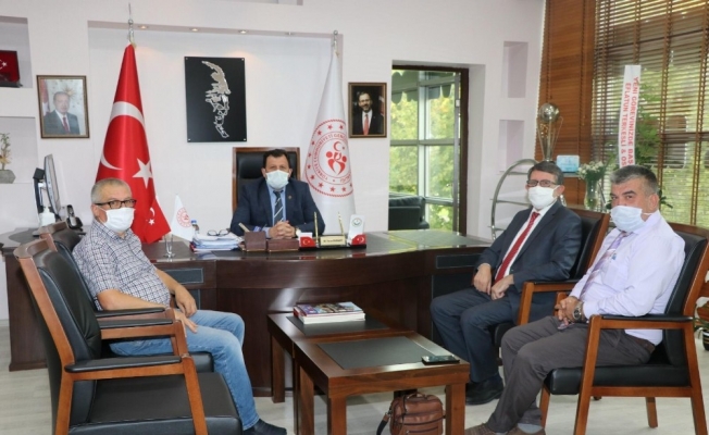 Voleybol İl Temsilciliği’nden İl Müdürü Ali İhsan Kabakcı’ya ziyaret