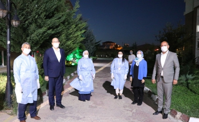 Yahşihan’da filyasyon ekiplerine moral ziyareti