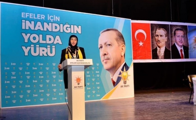 AK Parti Efeler İlçe Kadın Kolları Başkanı Ege, güven tazeledi
