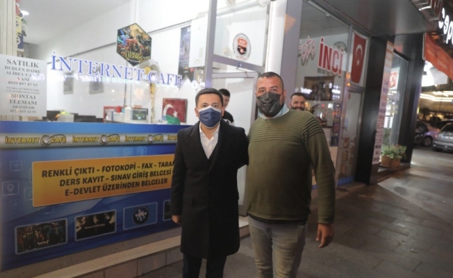 Başkan Arı, esnaf ziyaretlerinde bulundu