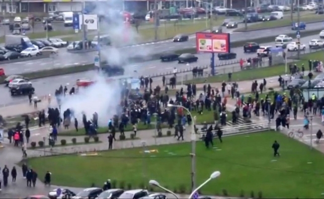 Belarus’taki hükümet karşıtı protestolarda 80 kişi gözaltına alındı