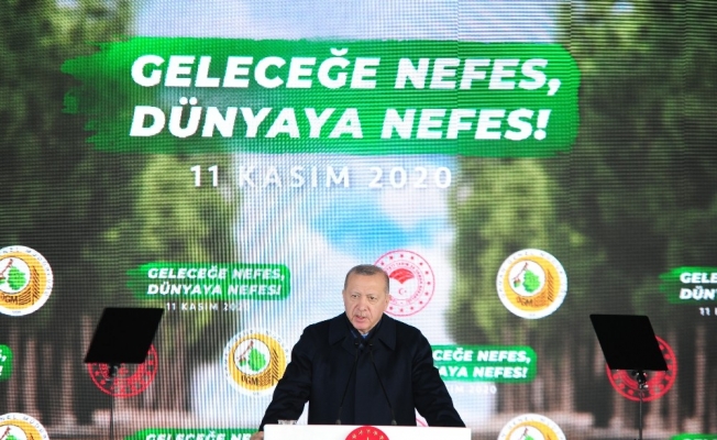 Cumhurbaşkanı Erdoğan: “Sahte çevrecilere aldırmadan çalışmalara devam ediyoruz”