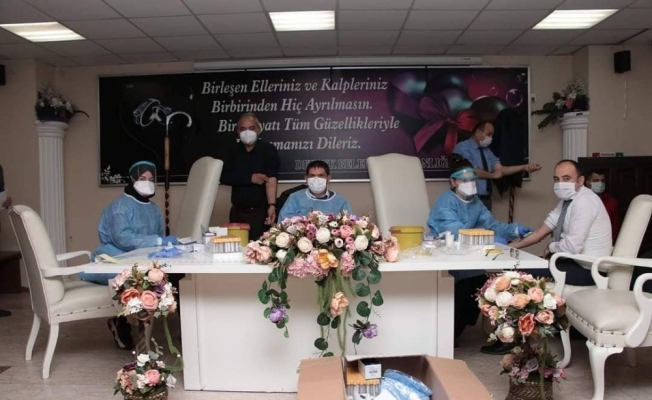 Devrek’te belediye çalışanlarına antikor testi yapıldı