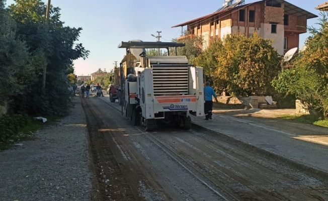 Fethiye Esenköy yolu asfaltlanıyor