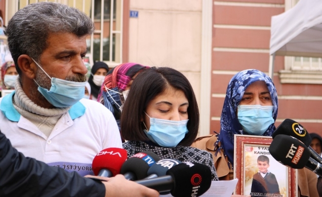 HDP önündeki aileden, 9 yaşındaki çocuklarının Zap suyunda kaybolduğu iddiasına mektuplu cevap