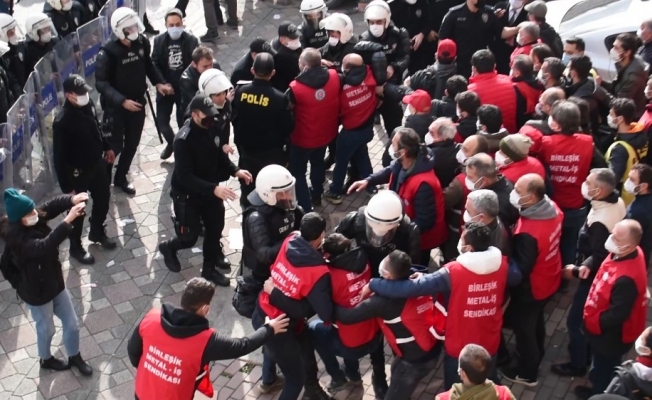 Kocaeli’den Ankara’ya yürümek isteyen işçilere polis müdahalesi: 95 gözaltı