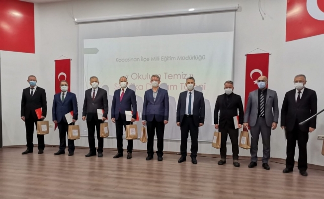 Kocasinan İlçesinde 41 okul ’Okulum Temiz Sertifikası’ aldı