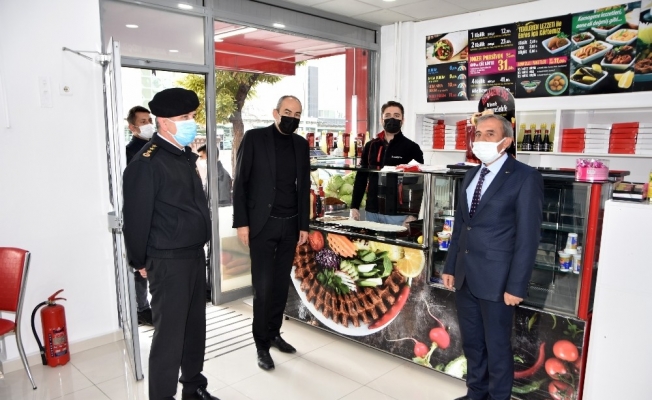 KTO Başkanı Gülsoy ile İl Jandarma Komutanı Çelik’ten koronavirüs denetimi