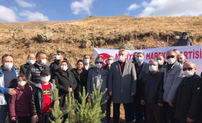 Milliyetçi Hareket Partisi’nden şehitler için 406 fidan